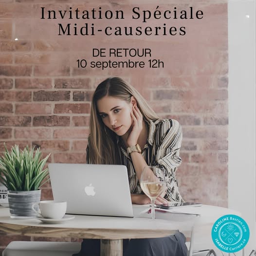 les midis causeries avec Isabelle Carrière et Caroline Bastien